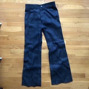 CK collection high waisted rigid denim